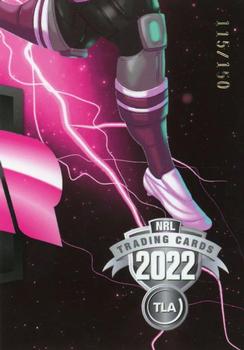 2022 NRL Traders - Power Heroes Pink #PHP07 Kieran Foran Back